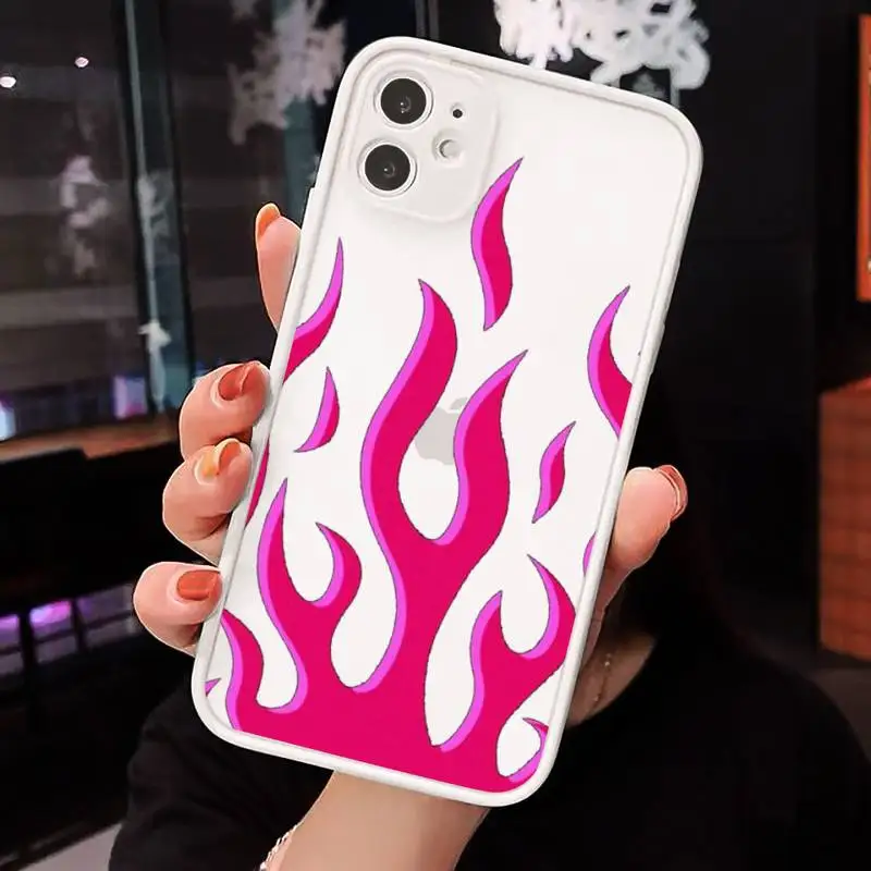 Fashion Flame Pattern luxury Phone Cases shell matte transparent For iphone 7 8 11 12 plus mini x xs xr pro max cover 
Fashion Flame Pattern luxury Phone Cases shell matte transparent For iphone 7 8 11 12 plus mini x xs xr pro max cover