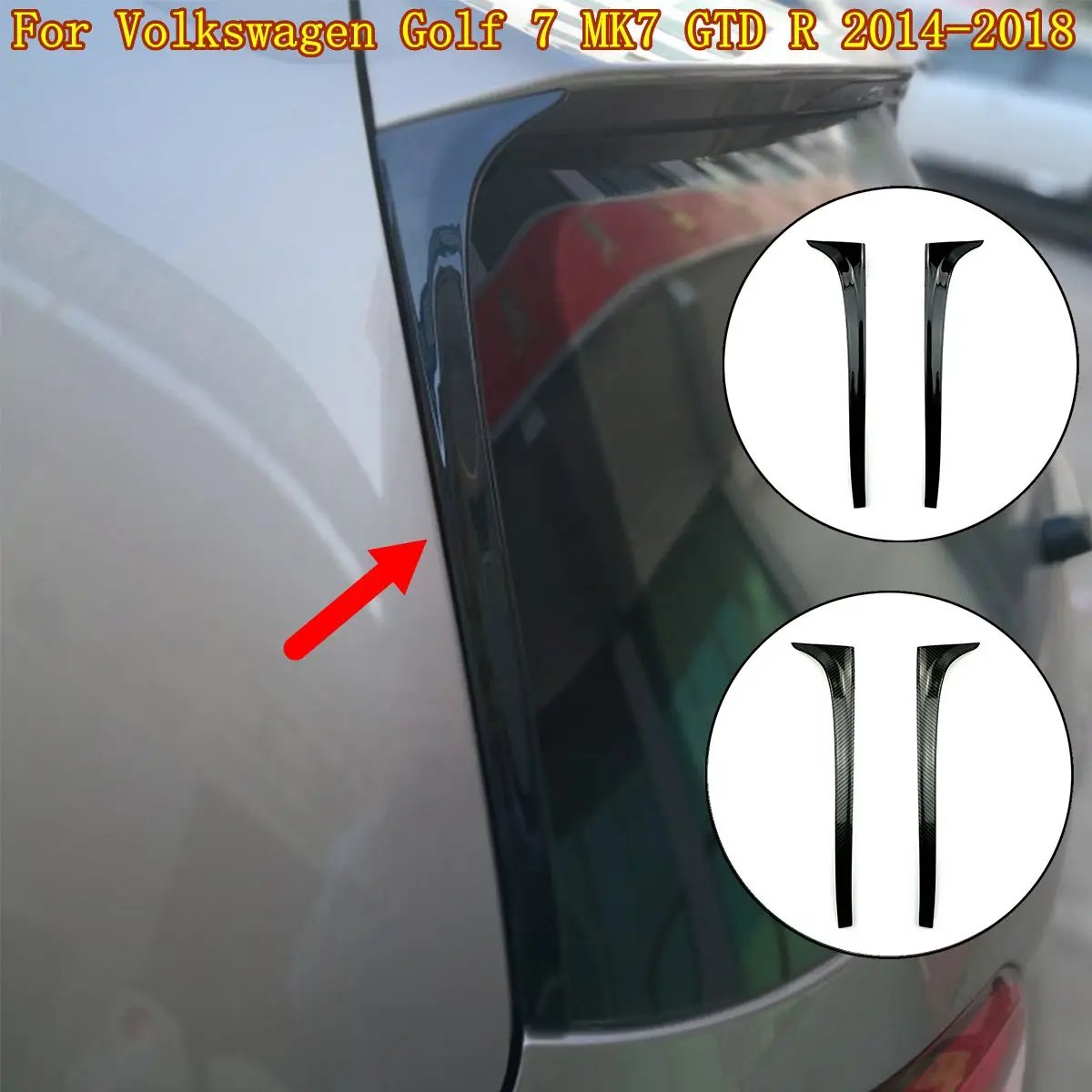 Боковой спойлер на заднее стекло для Volkswagen Golf 7 MK7 GTD R 2014 2015 2016 2017 2018
Боковой спойлер на заднее стекло для Volkswagen Golf 7 MK7 GTD R 2014 2015 2016 2017 2018