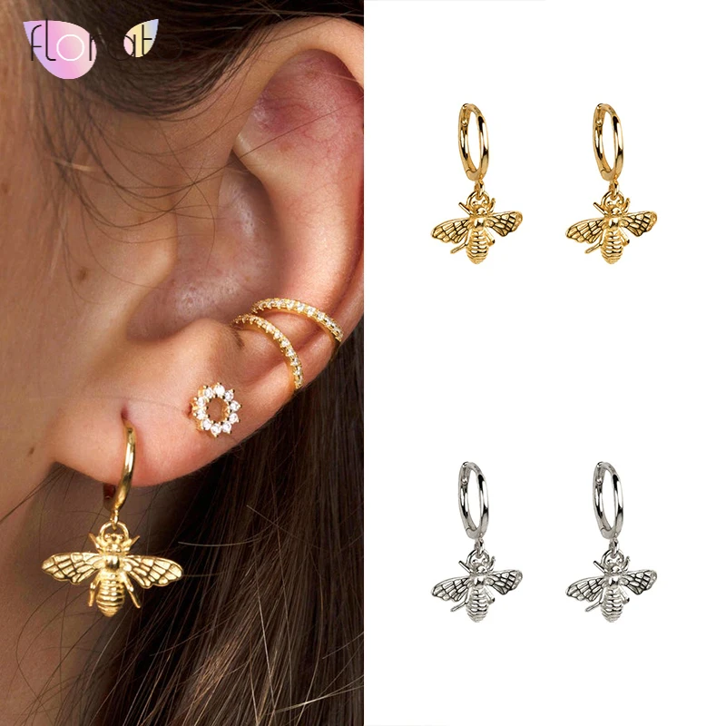 Sea Turtle Peace Dove Bee Hoop Earrings 925 Sterling Silver Ear Buckle Earrings Dangle Hoop Earrings Animal Earrings for Women
Sea Turtle Peace Dove Bee Hoop Earrings 925 Sterling Silver Ear Buckle Earrings Dangle Hoop Earrings Animal Earrings for Women