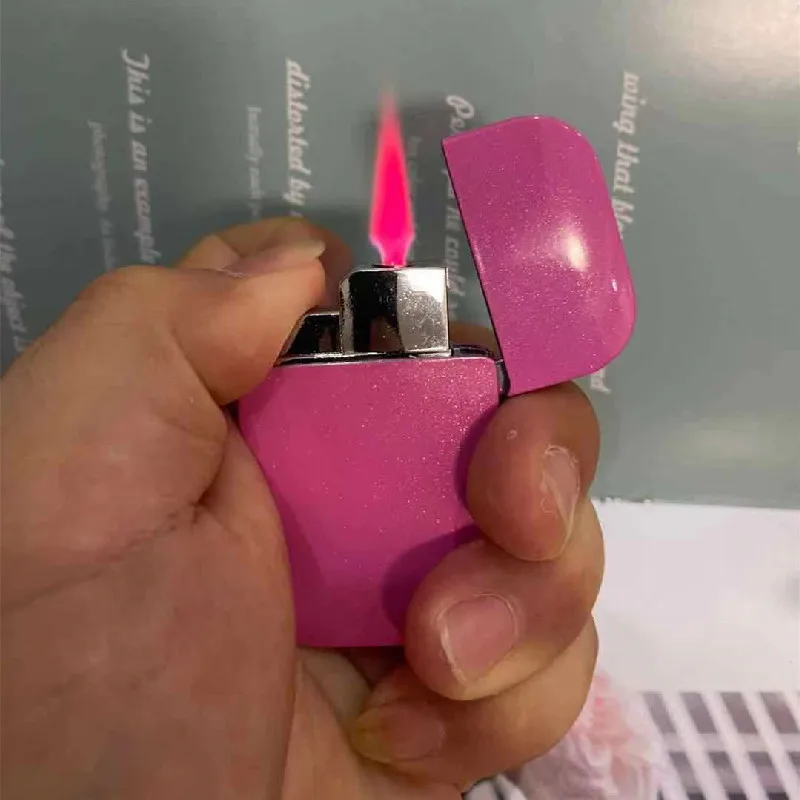 Butane Windproof Lighter Creative Ultra-Thin Metal Cute Girl Pink Flame Cigarette Lighter Ladies Gift Smoking Accessories
Butane Windproof Lighter Creative Ultra-Thin Metal Cute Girl Pink Flame Cigarette Lighter Ladies Gift Smoking Accessories