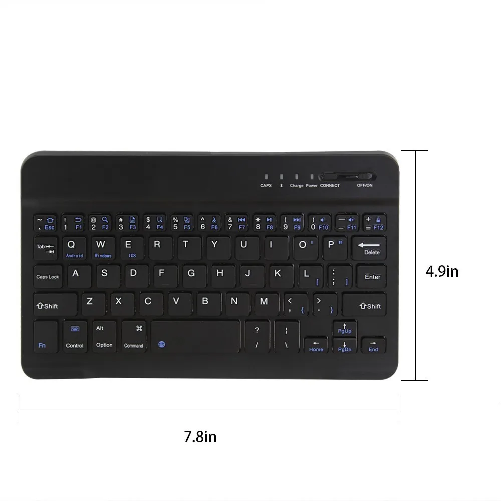 Bluetooth 3 0 Беспроводная мультимедийная клавиатура 78 клавиш BT Клавиатура для ПК Windows