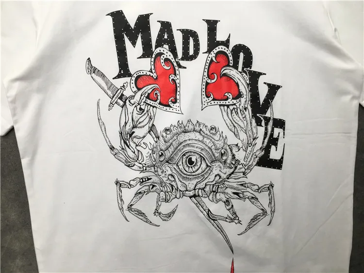 Novelty 2020 Unisex New mad love sword Heart T Shirts T-Shirt Hip Hop Skateboard Street Cotton T-Shirts Tee Top kenye S-XXL #K67
Novelty 2020 Unisex New mad love sword Heart T Shirts T-Shirt Hip Hop Skateboard Street Cotton T-Shirts Tee Top kenye S-XXL #K67