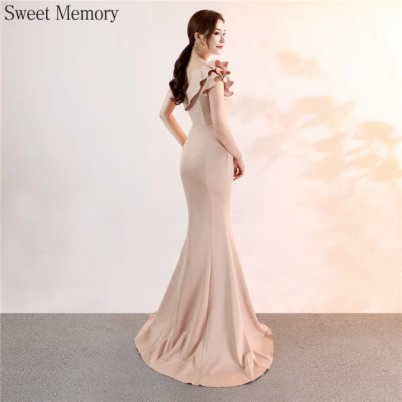 U2038 2021 Green Blue Gown Floor-Length One Shoulder Long Evening Dresses Sweet Memory Wedding Party Robe Prom Mermaid Vestido
U2038 2021 Green Blue Gown Floor-Length One Shoulder Long Evening Dresses Sweet Memory Wedding Party Robe Prom Mermaid Vestido