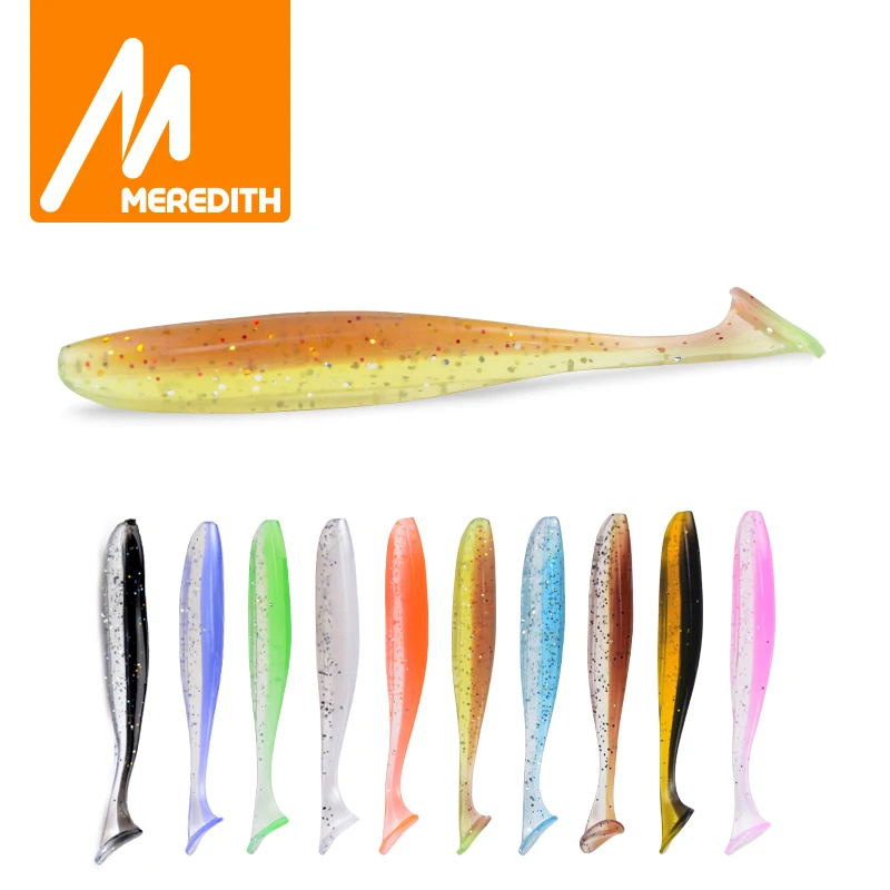 Классическая Мягкая приманка Meredith Easy Shiner 10 см/4 8 г 7 шт./лот искусственная