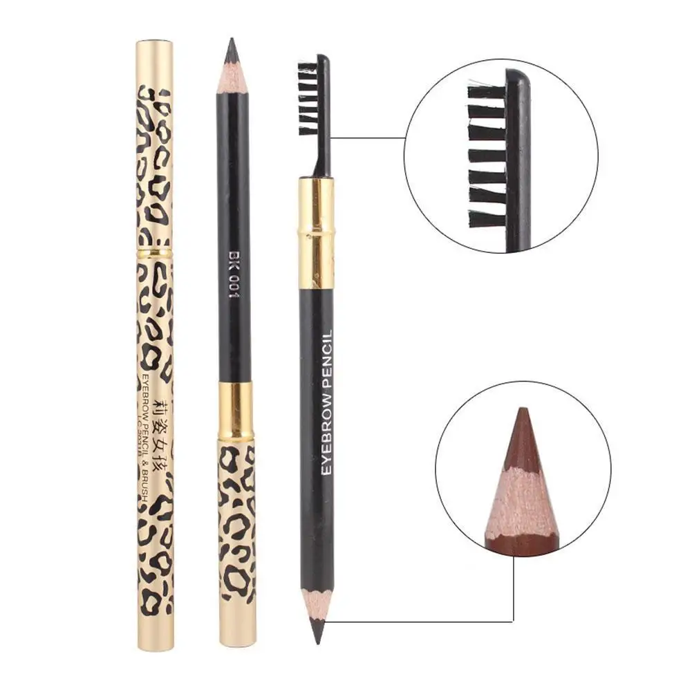 5 Colors Sexy Leopard Double Head Eyebrow Pencil Brush Makeup Natural Professional Waterproof Long Lasting Eye Brow Cosmetic
5 Colors Sexy Leopard Double Head Eyebrow Pencil Brush Makeup Natural Professional Waterproof Long Lasting Eye Brow Cosmetic