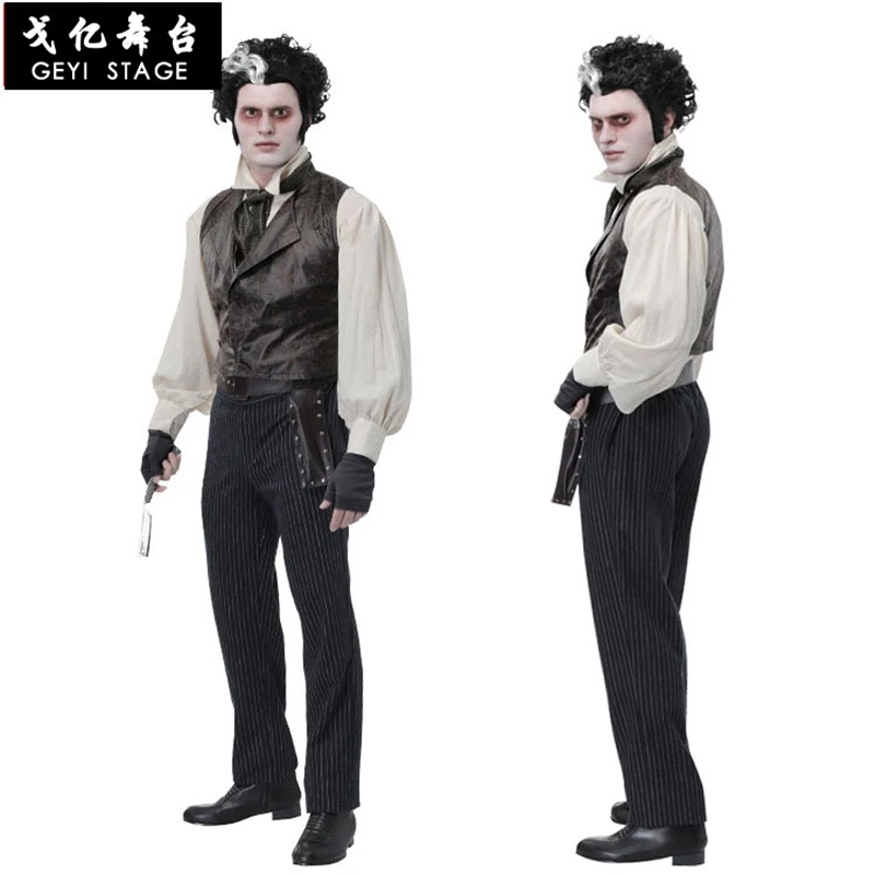 new Sweeney Todd Coslive Weeney Todd Costume Sweeney Todd: The Demon Barber of Fleet Street Movie Cosplay Costume For Men Adult
new Sweeney Todd Coslive Weeney Todd Costume Sweeney Todd: The Demon Barber of Fleet Street Movie Cosplay Costume For Men Adult