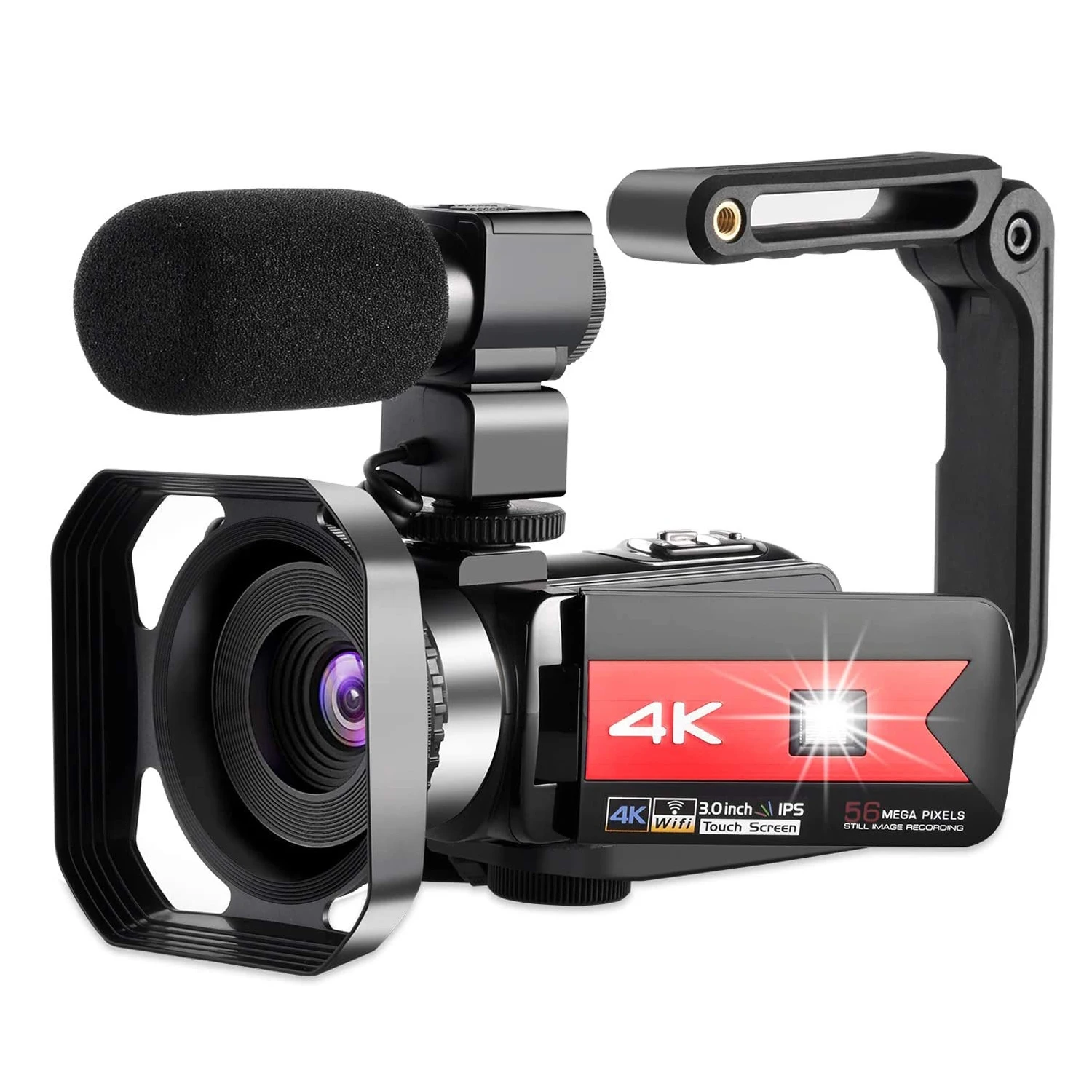 Video Camera with Microphone 4K Camcorder for Live Stream GVOLO Webcam WiFi Remote Control Night Vision Touch Screen Photography
Video Camera with Microphone 4K Camcorder for Live Stream GVOLO Webcam WiFi Remote Control Night Vision Touch Screen Photography