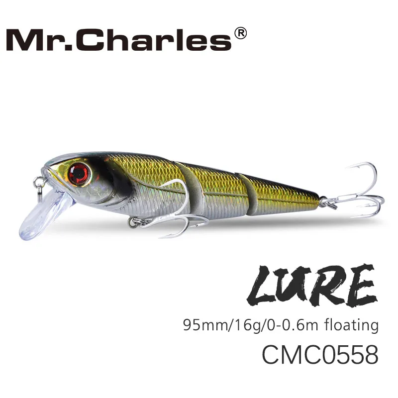 Рыболовная приманка Mr.Charles CMC0558 95 мм 16 г 0-0 6 м плавающий воблер искусственная