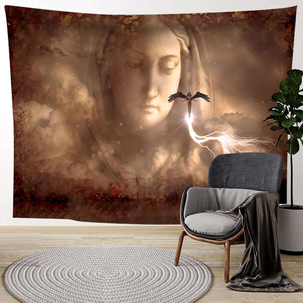 Aesthetic Anime Tapestry Wall Hanging Thin Angel Printed Cartoon Wall Tapestry Home Bedroom Decoration 0.75*1/1.3*1.5/1.5*2m 1pc
Aesthetic Anime Tapestry Wall Hanging Thin Angel Printed Cartoon Wall Tapestry Home Bedroom Decoration 0.75*1/1.3*1.5/1.5*2m 1pc