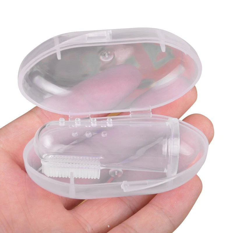 Baby Silicone Finger Toothbrush Super Soft Teether Cleaning Gum Massager Brush Silica Gel Set With Box Infant Care Safety
Baby Silicone Finger Toothbrush Super Soft Teether Cleaning Gum Massager Brush Silica Gel Set With Box Infant Care Safety
