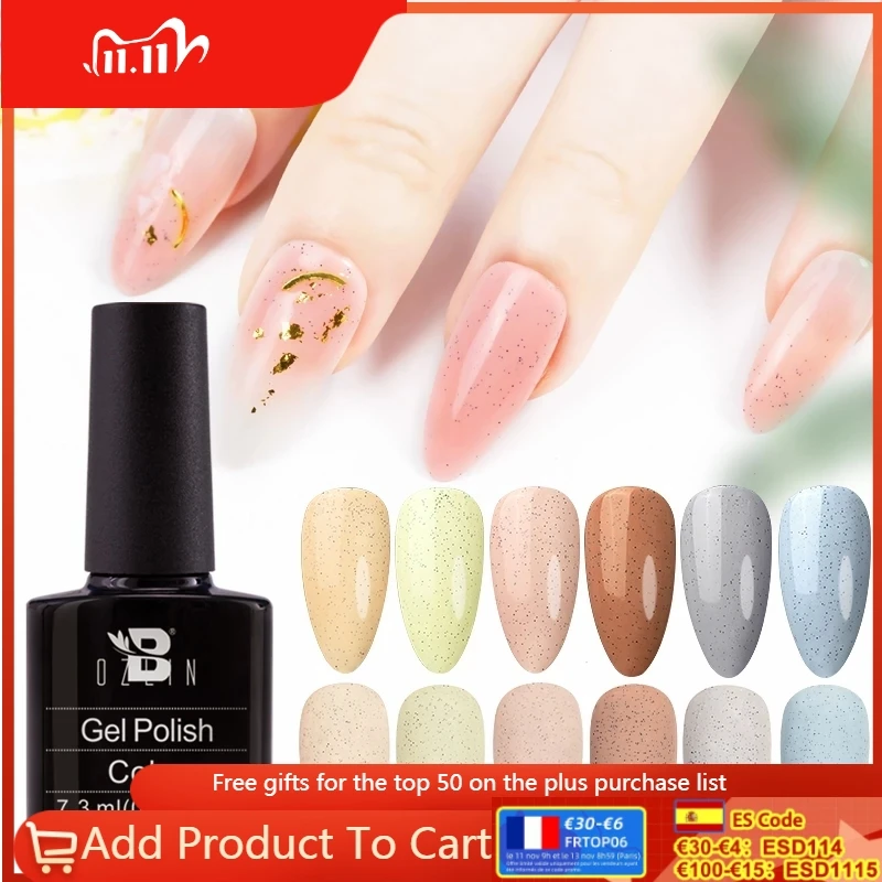 BOZLIN Macaron Sand Color Gel Polish Semi Permanent Soak Off LED UV Gel Varnishes Nails Art Manicure With Matte Base Top Coat
BOZLIN Macaron Sand Color Gel Polish Semi Permanent Soak Off LED UV Gel Varnishes Nails Art Manicure With Matte Base Top Coat