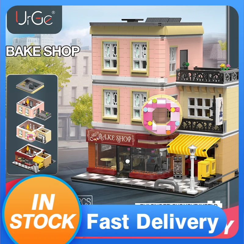 UG-10180 Urge Creator In Stock Series Bake Shop Baking House Bakery Building 2919pcs Blocks Toys Bricks Set City
UG-10180 Urge Creator In Stock Series Bake Shop Baking House Bakery Building 2919pcs Blocks Toys Bricks Set City