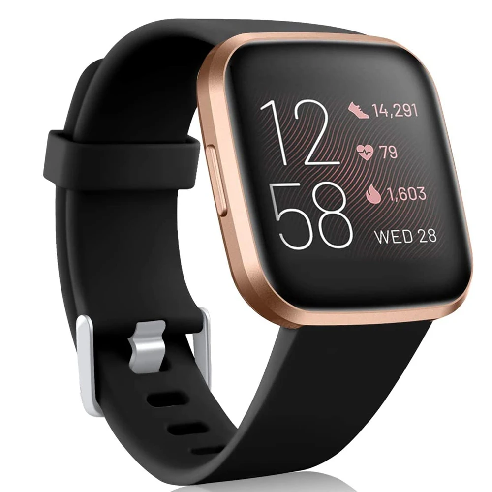 

correa for Fitbit Versa 2 band Soft Silicone cinturino for fitbit versa lite band Smart watch Strap Waterproof bracelet pulseira