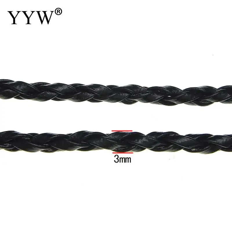 Wholesale Black Leather Cord Pu Leather Braided Black 3mm Sold By 100yards/Lot For Jewelry Making Accessories
Wholesale Black Leather Cord Pu Leather Braided Black 3mm Sold By 100yards/Lot For Jewelry Making Accessories
