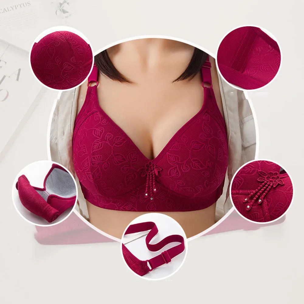 Bra For Big Breast Women Plus Size Wire Free Thin Soft Wire Less Bralette Unpadded Push Up Underwear Bra
Bra For Big Breast Women Plus Size Wire Free Thin Soft Wire Less Bralette Unpadded Push Up Underwear Bra