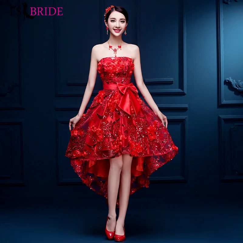 Red Gorgeous Lace Wedding Party Dress Plus Size Elegant Strapless Sexy Backless Sleeveless Formal Evening Gowns for Women ES1167
Red Gorgeous Lace Wedding Party Dress Plus Size Elegant Strapless Sexy Backless Sleeveless Formal Evening Gowns for Women ES1167