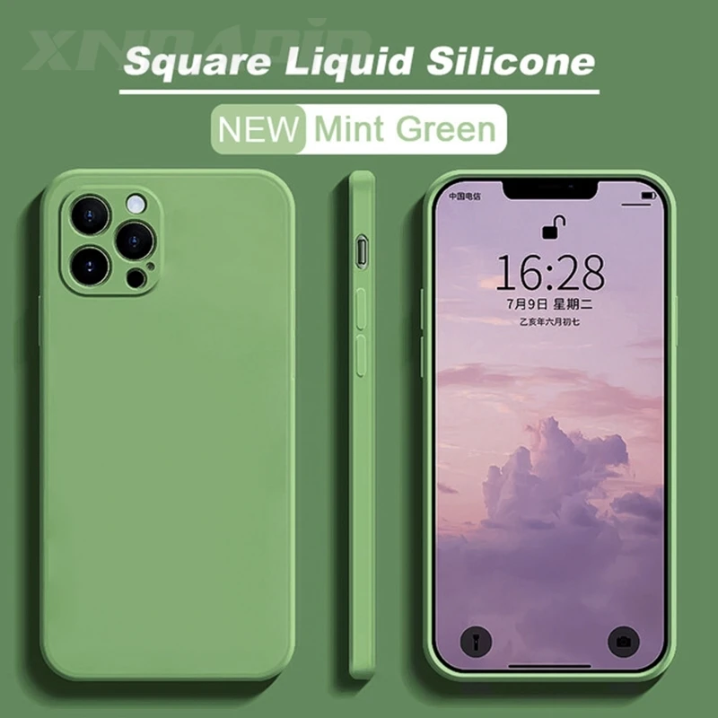 Case For Apple iPhone 13 Pro Max Funda Official Square Liquid Silicone Full Cover Coque For iPhone12 12 13 X XS XR 6 6s 7 8 Plus 
Case For Apple iPhone 13 Pro Max Funda Official Square Liquid Silicone Full Cover Coque For iPhone12 12 13 X XS XR 6 6s 7 8 Plus