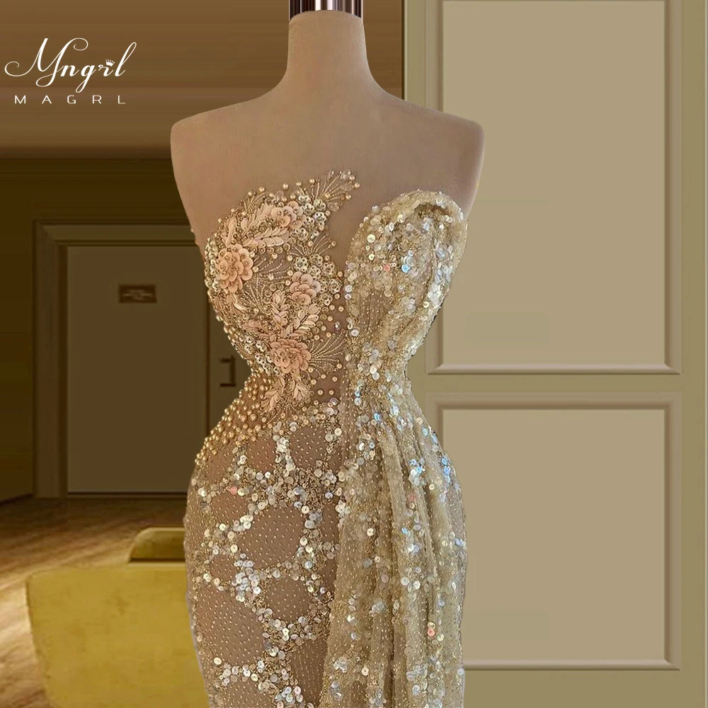 MNGRL Luxury Evening Dress One-shoulder Long Sleeves Hand-applied Diamonds Glittering 2021 New Evening Dress Party Dress
MNGRL Luxury Evening Dress One-shoulder Long Sleeves Hand-applied Diamonds Glittering 2021 New Evening Dress Party Dress