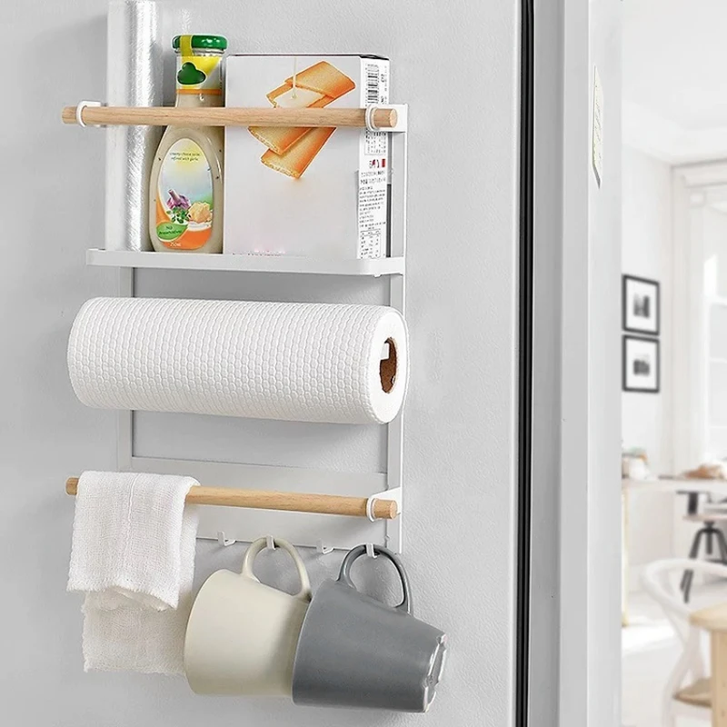 Magnet Fridge Shelf Organizer Spice Rack Paper Towel Roll Holder Spice Hang Rack Kitchen Decorative Metal Shelf
Magnet Fridge Shelf Organizer Spice Rack Paper Towel Roll Holder Spice Hang Rack Kitchen Decorative Metal Shelf