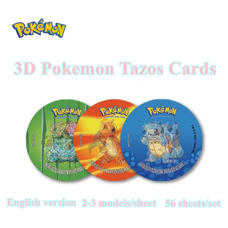 Карты Pokemon Tazos Редкие ходунки 3d блестящие карты полный набор пластиковых круглых карт ограниченный Аниме Собирать Покемон игральные карты п... 
Карты Pokemon Tazos Редкие ходунки 3d блестящие карты полный набор пластиковых круглых карт ограниченный Аниме Собирать Покемон игральные карты п...
