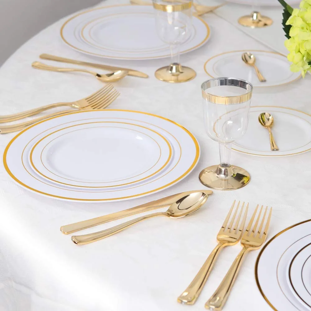 75pcs Rose Gold Plastic Silverware- Disposable Flatware Set-Heavyweight Plastic Cutlery- Includes 25 Forks, 25 Spoons, 25 Knives
75pcs Rose Gold Plastic Silverware- Disposable Flatware Set-Heavyweight Plastic Cutlery- Includes 25 Forks, 25 Spoons, 25 Knives