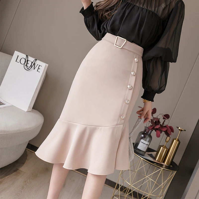 Korean Fashion Women Skirts Elegant Women High Waist Mermaid Skirt Plus Size Woman Irregular Beading Skirt Lady Skirts Womens XL
Korean Fashion Women Skirts Elegant Women High Waist Mermaid Skirt Plus Size Woman Irregular Beading Skirt Lady Skirts Womens XL