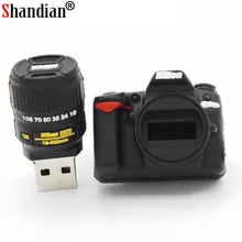 SHANDIAN Hot New Camera usb flash drive pen drive 4GB 8GB 16GB 32GB 64GB USB Memory Stick Thumb pendrive pen stick disk