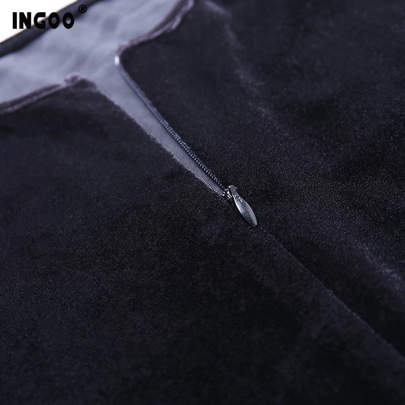 INGOO Autumn Velvet Long Jumpsuit Women O Neck Long Sleeve Zip-up Winter Romper Elastic Warm Vintage Skinny Solid Jumpsuits
INGOO Autumn Velvet Long Jumpsuit Women O Neck Long Sleeve Zip-up Winter Romper Elastic Warm Vintage Skinny Solid Jumpsuits