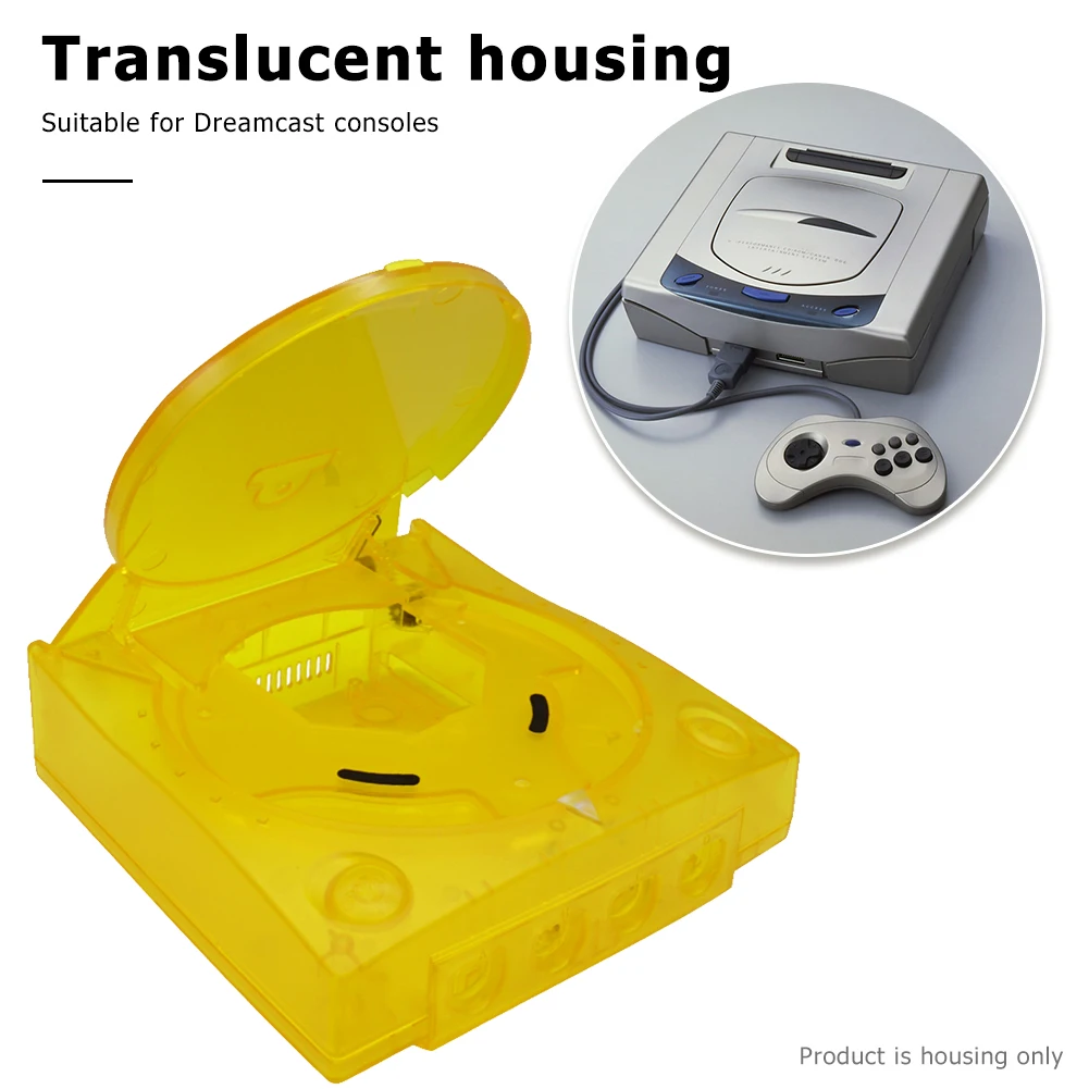 Replacement Plastic Shell Translucent Case for SEGA Dreamcast DC Retro Video Game Console Transparent Boxes
Replacement Plastic Shell Translucent Case for SEGA Dreamcast DC Retro Video Game Console Transparent Boxes