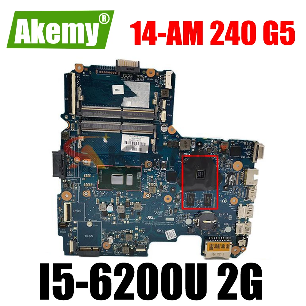 Новинка 858031-601 858031-001 6050A2822501-MB-A02 для HP 14-AM 240 G5 14-AR материнская плата для ноутбука I5-6200U процессор 2G GPU
Новинка 858031-601 858031-001 6050A2822501-MB-A02 для HP 14-AM 240 G5 14-AR материнская плата для ноутбука I5-6200U процессор 2G GPU