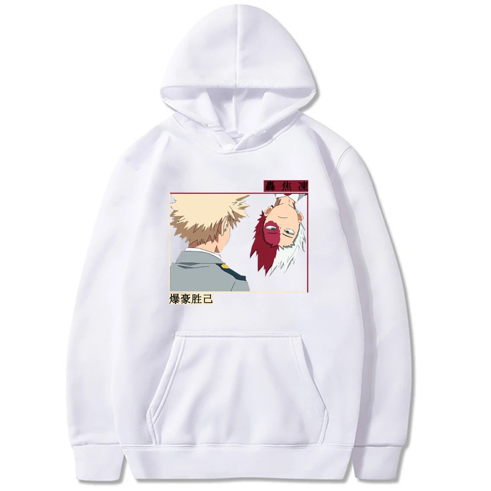 Funny Katsuki Bakugo and Shoto Todoroki Graphic Print Hoodie Men Women Casual Loose Pullover Coat Anime My Hero Academia Sweater
Funny Katsuki Bakugo and Shoto Todoroki Graphic Print Hoodie Men Women Casual Loose Pullover Coat Anime My Hero Academia Sweater
