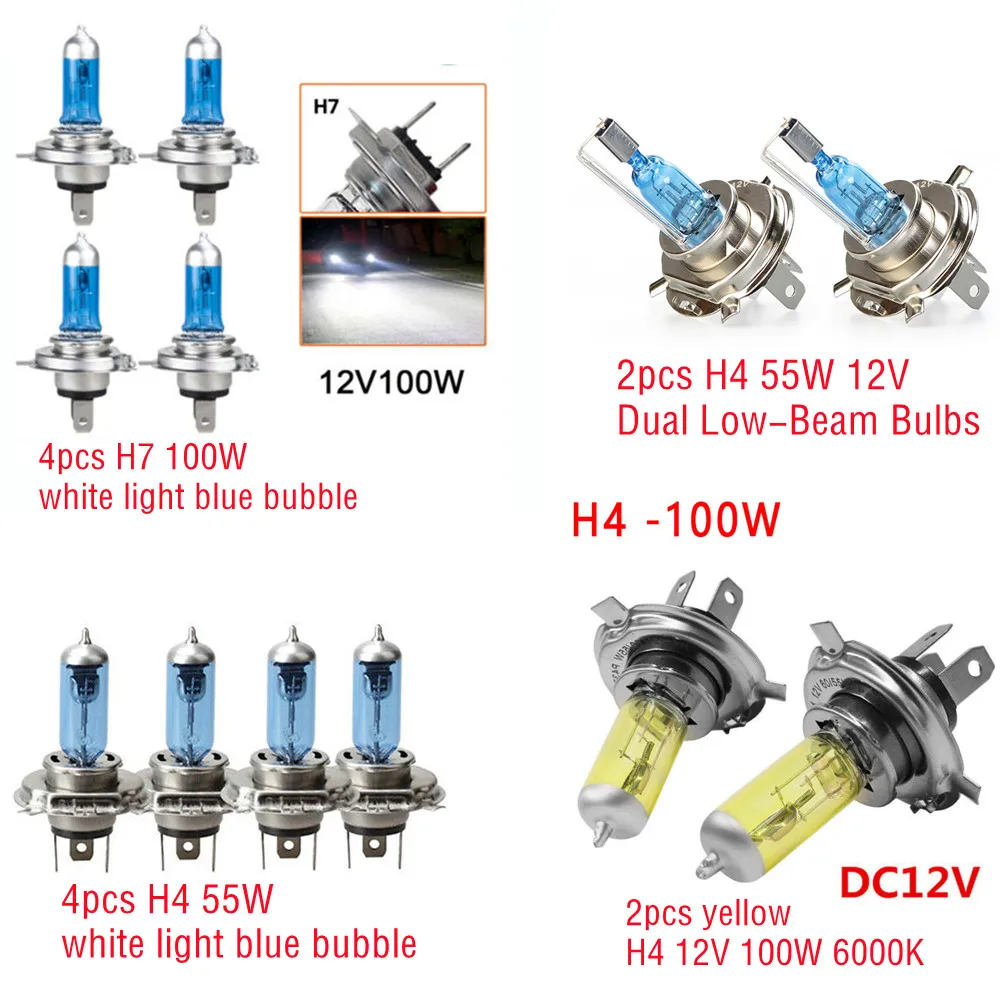 4/2pcs White Light Super Bright Car Xenon Halogen Lamp Headlight Fog Lamp Bulb H4 H1 H11 H7 Headlight Bulb Super Bright Car Acce
4/2pcs White Light Super Bright Car Xenon Halogen Lamp Headlight Fog Lamp Bulb H4 H1 H11 H7 Headlight Bulb Super Bright Car Acce