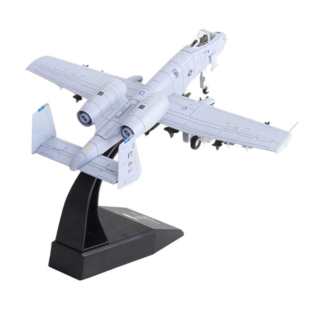 США A-10 атакующий самолет 1:100 Масштаб Warthog литья под давлением Модель дисплея с