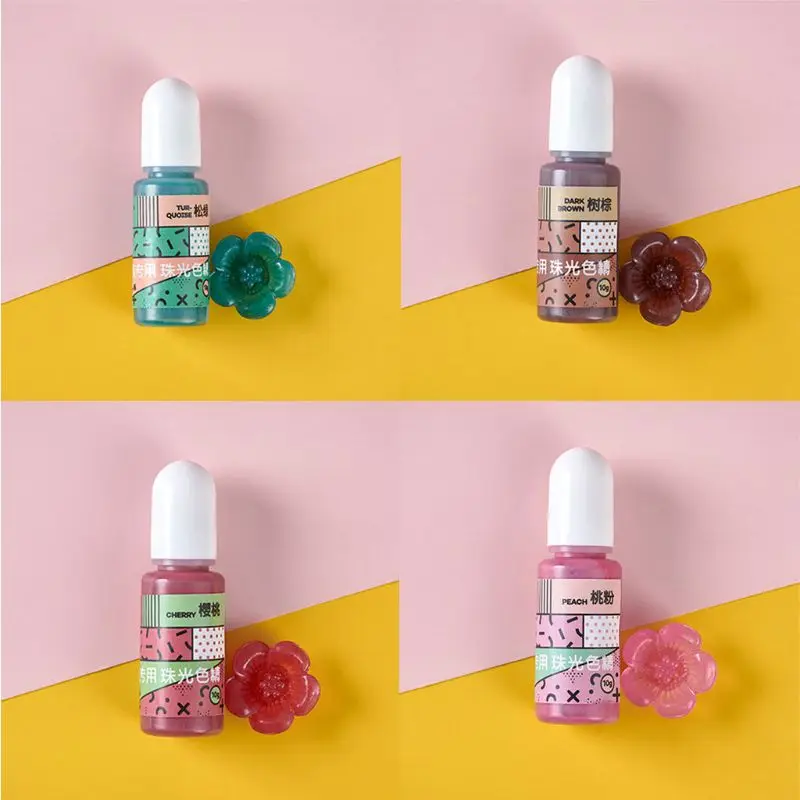 15 Colors Pearlescent Resin Pigment Kit Liquid Pearl-luster Resin Pigment Colorant Dye Resin Jewelry Making Tools Kit
15 Colors Pearlescent Resin Pigment Kit Liquid Pearl-luster Resin Pigment Colorant Dye Resin Jewelry Making Tools Kit