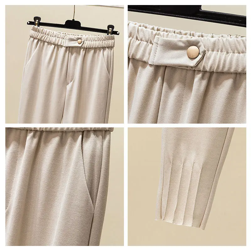 2020 New Fashion Women Solid Chic Elastic High Waist Pleated Harem Pants Lady Korean Beam Feet Plus Size 100kg Wear Trousers N65
2020 New Fashion Women Solid Chic Elastic High Waist Pleated Harem Pants Lady Korean Beam Feet Plus Size 100kg Wear Trousers N65