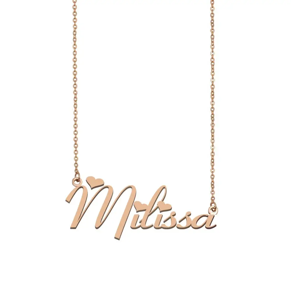 Milissa Name Necklace , Custom Name Necklace for Women Girls Best Friends Birthday Wedding Christmas Mother Days Gift
Milissa Name Necklace , Custom Name Necklace for Women Girls Best Friends Birthday Wedding Christmas Mother Days Gift