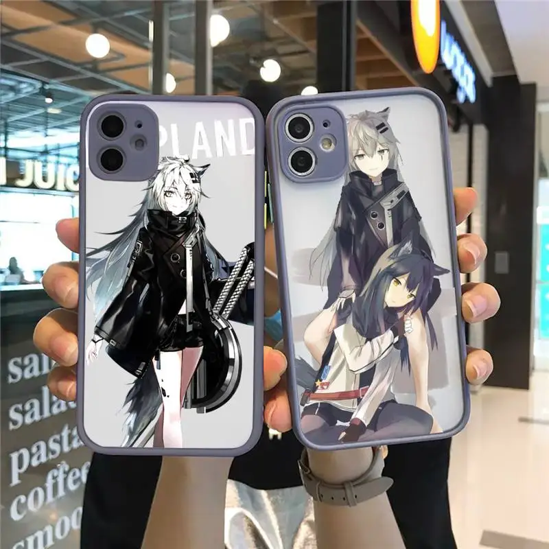 Arknights Lappland Phone Case For iPhone 12 11 Mini Pro XR XS Max 7 8 Plus X Matte transparent Gray Cover
Arknights Lappland Phone Case For iPhone 12 11 Mini Pro XR XS Max 7 8 Plus X Matte transparent Gray Cover