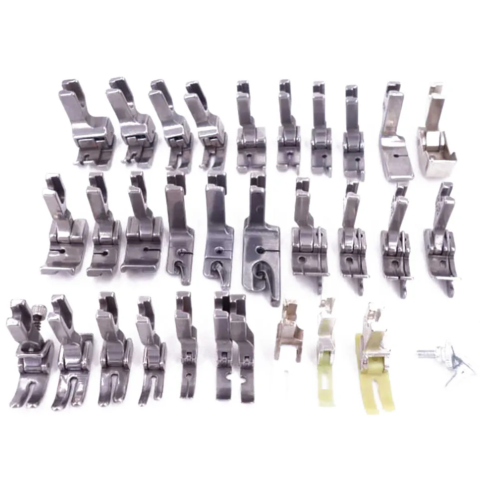 INNE 25/30 Pcs Industral Sewing Machine Presser Foot Flatcar SP18 Moving Edge Single Needle Flat 1/4 1/8 1/16 1/32 Zipper P363 
INNE 25/30 Pcs Industral Sewing Machine Presser Foot Flatcar SP18 Moving Edge Single Needle Flat 1/4 1/8 1/16 1/32 Zipper P363