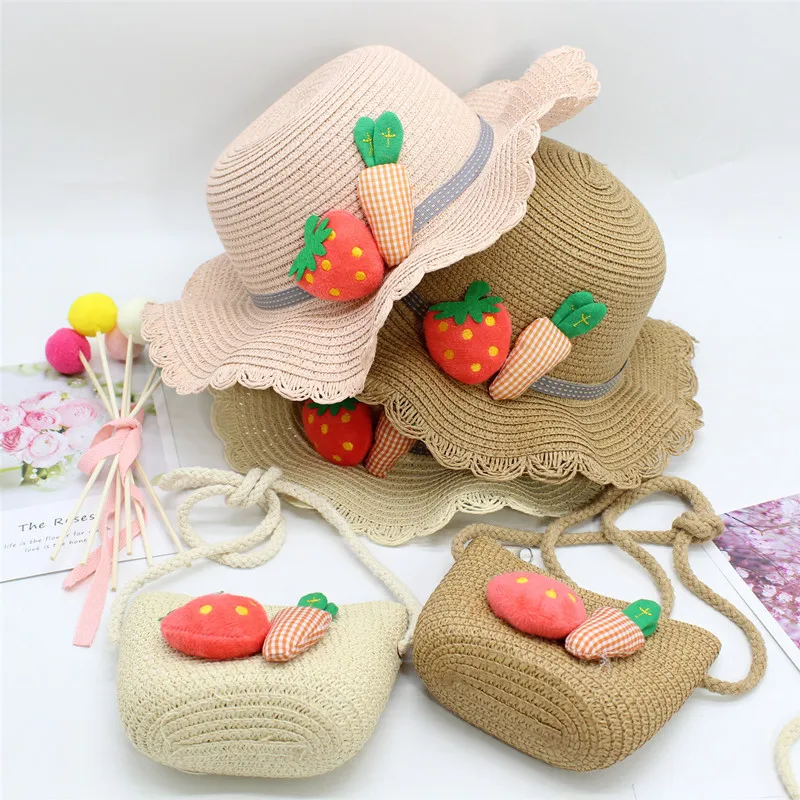 Seioum 2020 Hot Summer Child straw hat and handbag bags Outdoor Kids holiday beach sun hat Girls baby cute Panama cap gorros
Seioum 2020 Hot Summer Child straw hat and handbag bags Outdoor Kids holiday beach sun hat Girls baby cute Panama cap gorros