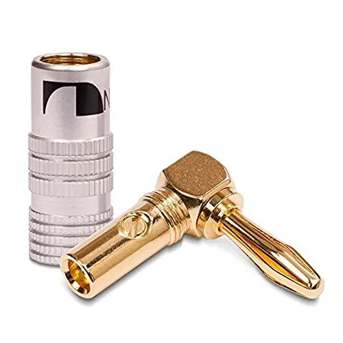 Brand new 8-50Pcs HIFI Right angle Banana Plugs Gold Plated Musical Speaker Wire Cable Connector 4mm
Brand new 8-50Pcs HIFI Right angle Banana Plugs Gold Plated Musical Speaker Wire Cable Connector 4mm