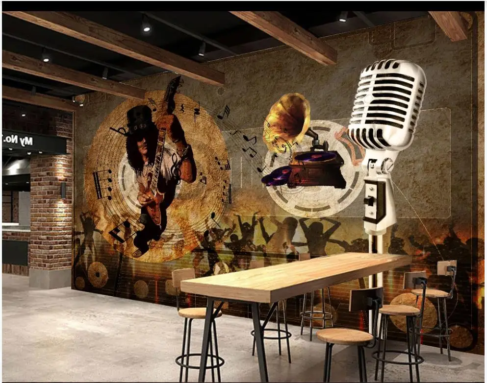 Пользовательские фото обои 3d Настенные обои для стен 3 d винтажные обои в европейском стиле с изображением музыкальной бары декоративные об... 
Пользовательские фото обои 3d Настенные обои для стен 3 d винтажные обои в европейском стиле с изображением музыкальной бары декоративные об...