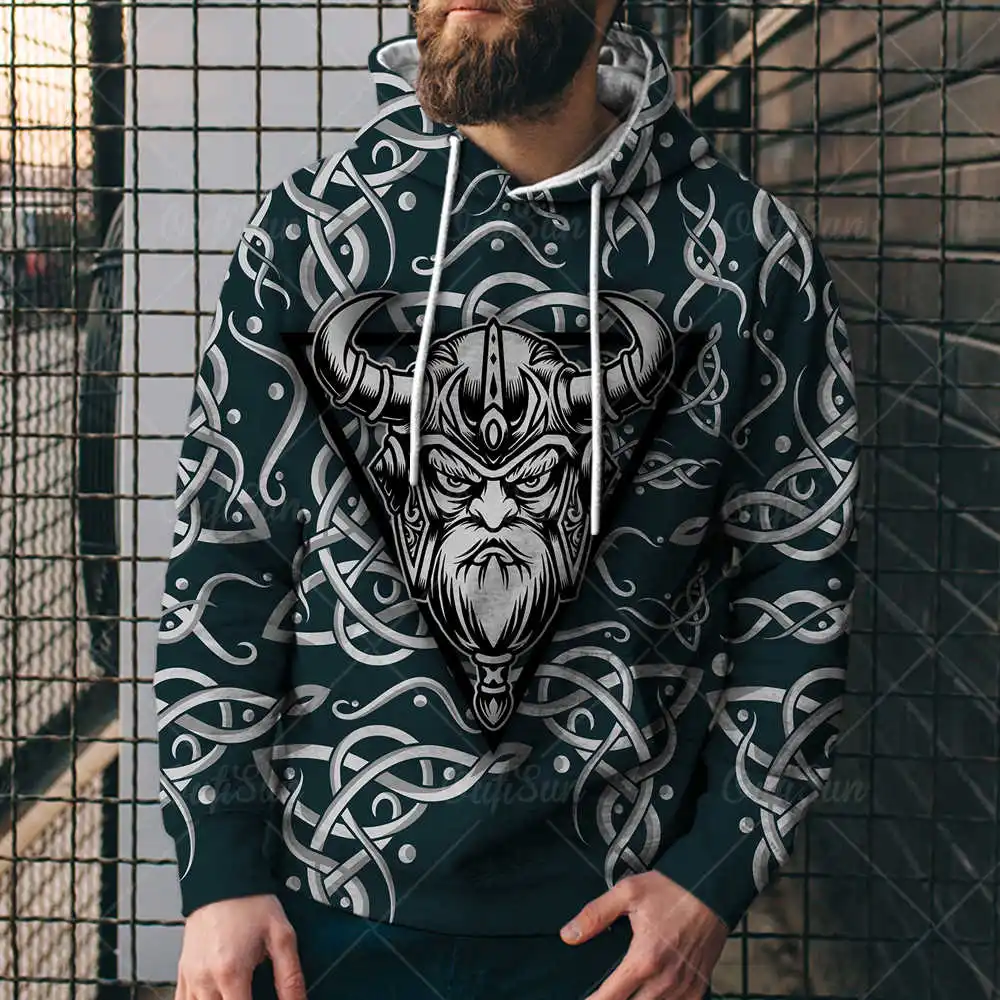 Creativity Viking Mythical Sweatshirt 3D Print Off White Round Neck Hoodies Fashion Spring And Autumn Hoodie Men's Sweatshirts
Creativity Viking Mythical Sweatshirt 3D Print Off White Round Neck Hoodies Fashion Spring And Autumn Hoodie Men's Sweatshirts