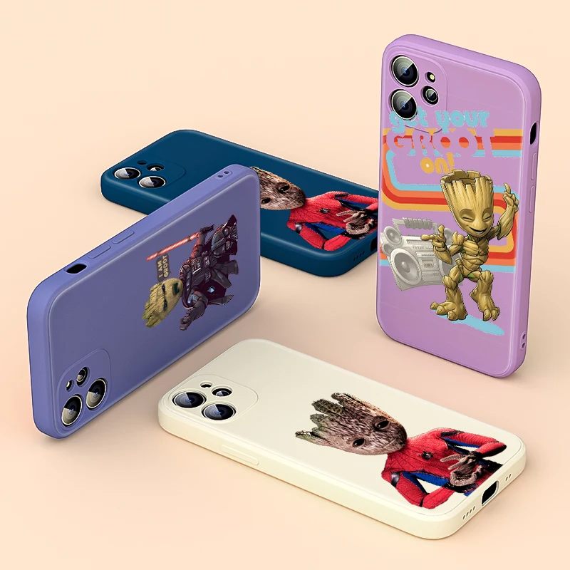 Liquid Silicone Soft Cover Groot baby Cute Disney For Apple iPhone 13 12 mini 11 8 7 6 XS XR SE 2020 Pro Max Plus Phone Case
Liquid Silicone Soft Cover Groot baby Cute Disney For Apple iPhone 13 12 mini 11 8 7 6 XS XR SE 2020 Pro Max Plus Phone Case