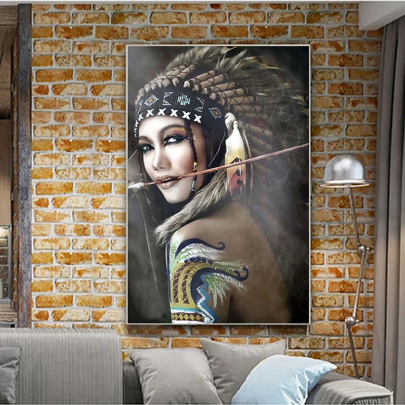 Decorative Painting Poster Tribal Sexy Beauty Background Wall French Window Decorative Hanging Painting National Figure Mural
Decorative Painting Poster Tribal Sexy Beauty Background Wall French Window Decorative Hanging Painting National Figure Mural