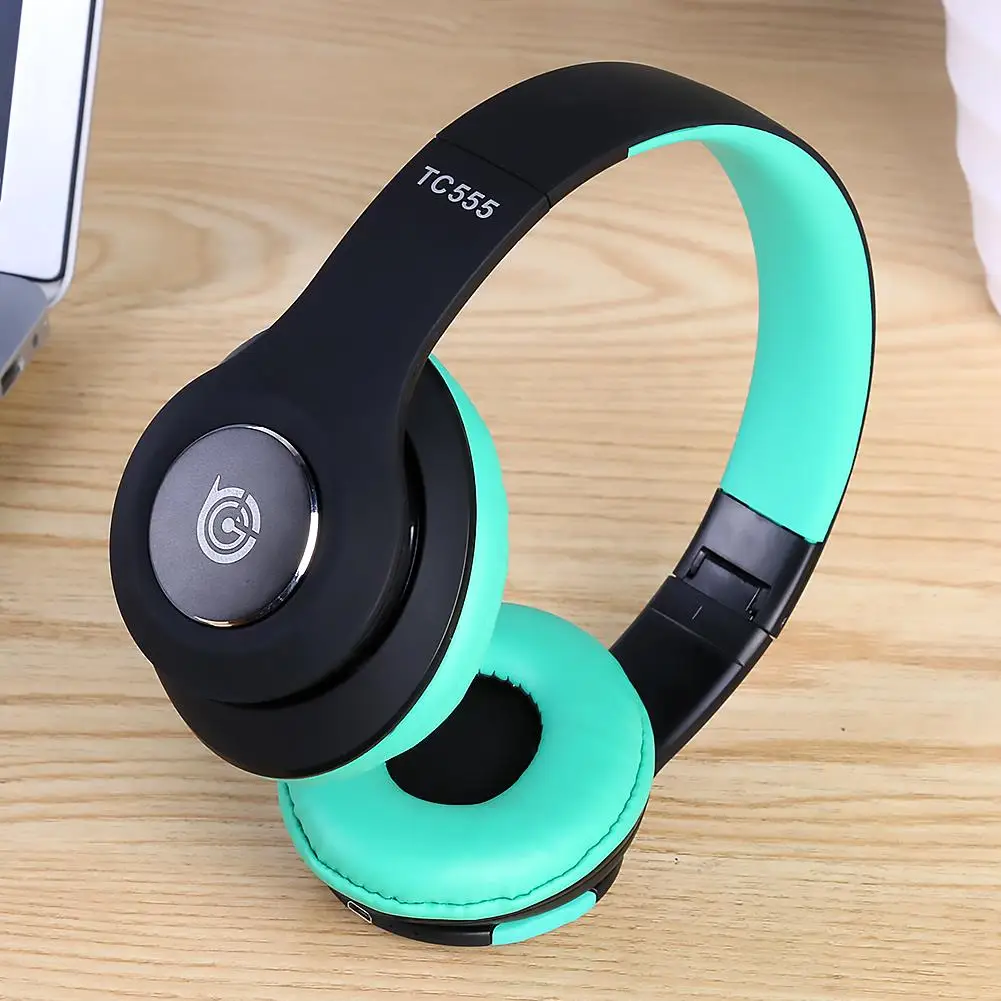 TC555 Folding Wireless Headphone Bluetooth 4.1 Headset for PC Phone MP3 with Mic Bluetooth v4.1 Transmission Distance 10 Meters
TC555 Folding Wireless Headphone Bluetooth 4.1 Headset for PC Phone MP3 with Mic Bluetooth v4.1 Transmission Distance 10 Meters