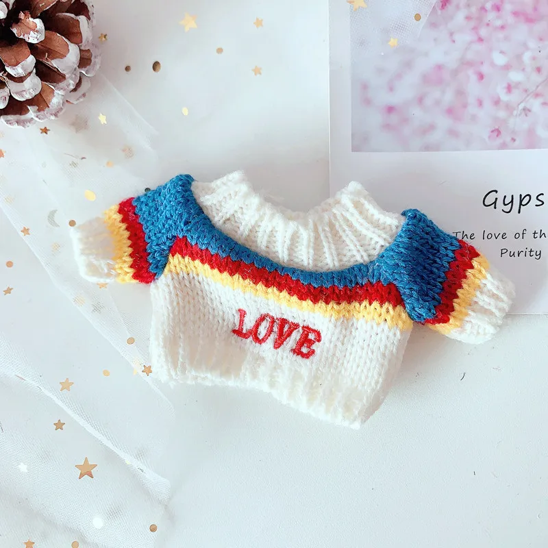 20cm 22 styles PP cotton Replaceable clothes Doll Winter sweater Sean Xiao Clothes Children's Christmas gifts
20cm 22 styles PP cotton Replaceable clothes Doll Winter sweater Sean Xiao Clothes Children's Christmas gifts