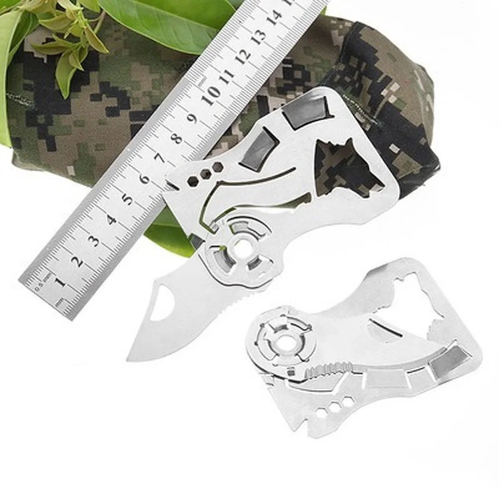 New Multi-functional Military Knife Card Tool Card Stainless Steel Wallet Credit Card Knife Outdoor Folding Knife Camping Tools
New Multi-functional Military Knife Card Tool Card Stainless Steel Wallet Credit Card Knife Outdoor Folding Knife Camping Tools
