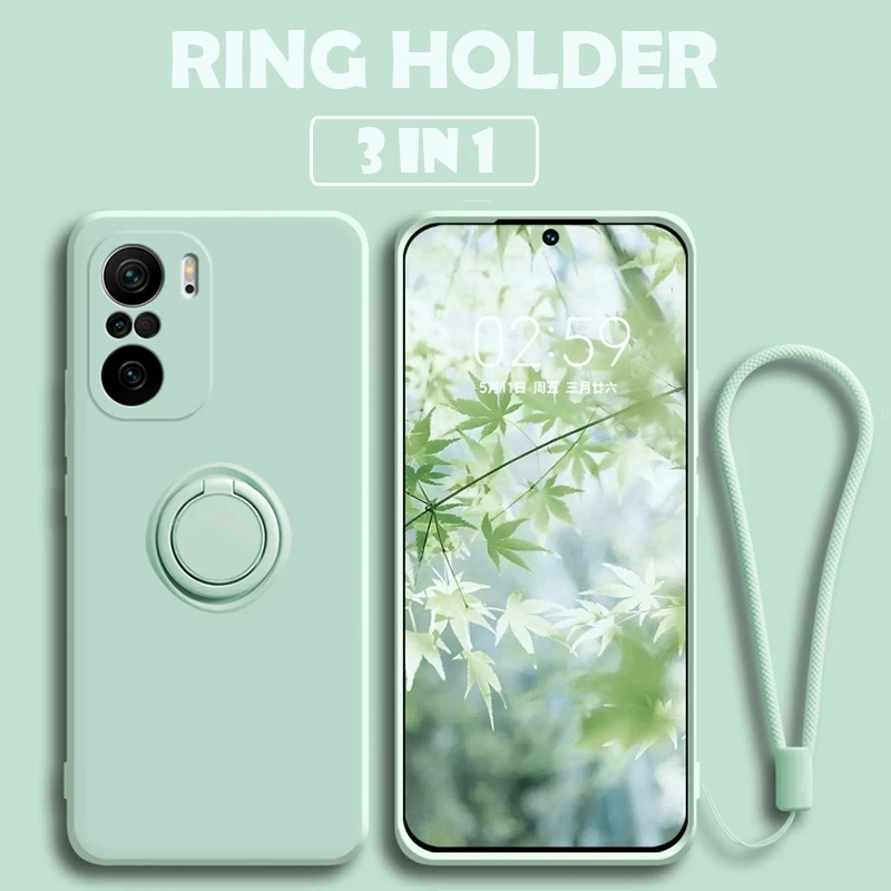 Soft Liquid Silicon Case For Xiaomi Mi 10T Lite 11 11i 10 Poco F3 X3 Redmi K40 Note 10 Pro Max 10S 9S 9 Ring Holder Strap Cover
Soft Liquid Silicon Case For Xiaomi Mi 10T Lite 11 11i 10 Poco F3 X3 Redmi K40 Note 10 Pro Max 10S 9S 9 Ring Holder Strap Cover