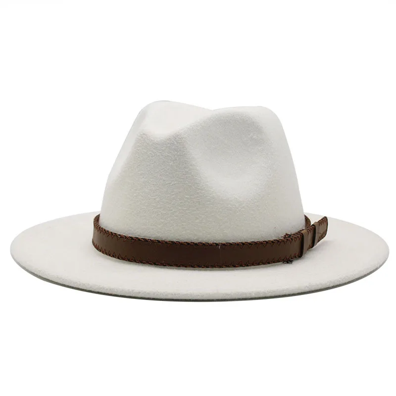 Men jazz church trilby hats for women Gorra Mujer cap belt chapeau femme Vintage fashionable felt fedora hat white black 56-60cm
Men jazz church trilby hats for women Gorra Mujer cap belt chapeau femme Vintage fashionable felt fedora hat white black 56-60cm