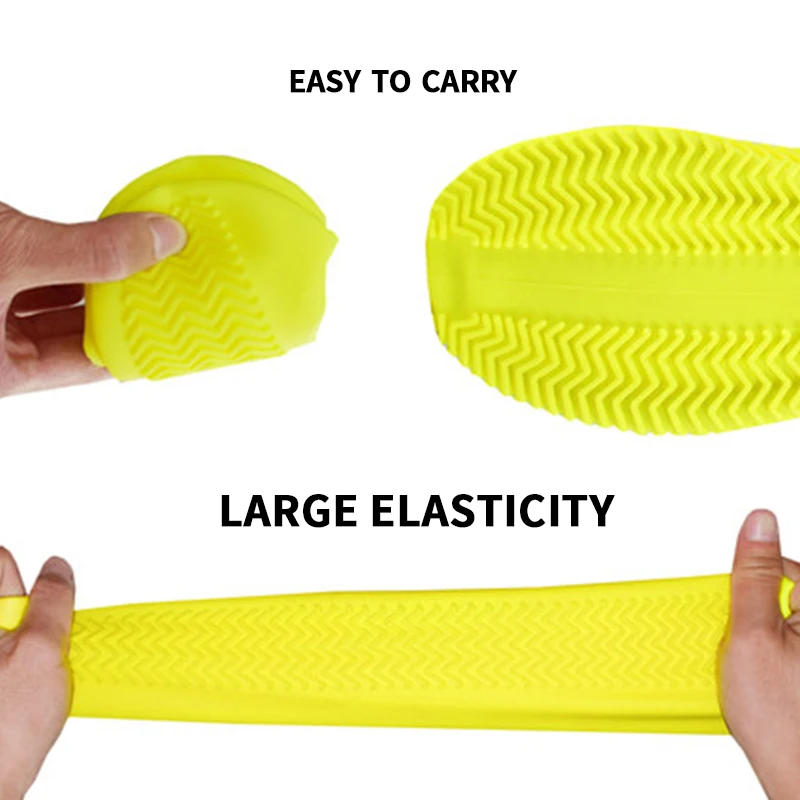 1 Pair Reusable Rain Boot Overshoes Silicone Shoe Cover S / M / L Waterproof Rain Shoes Covers Outdoor Camping Slip-resistant Ru
1 Pair Reusable Rain Boot Overshoes Silicone Shoe Cover S / M / L Waterproof Rain Shoes Covers Outdoor Camping Slip-resistant Ru